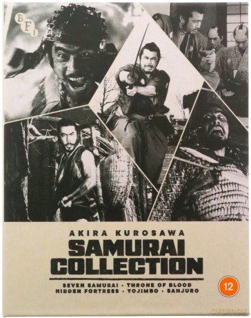 Akira Kurosawa - Samurai Collection: Seven Samurai / Throne of Blood / The Hidden Fortress / Yojimbo / Sanjuro [6xBlu-Ray]