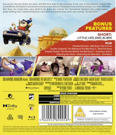 The Bad Guys 2 (Pan Wilk i spółka 2) [Blu-Ray]