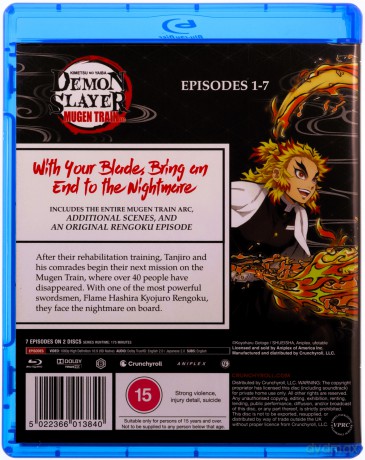 Demon Slayer - Kimetsu No Yaiba - Mugen Train Arc (Miecz zabójcy demonów: Kimetsu no Yaiba) [2xBlu-Ray]