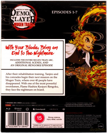 Demon Slayer - Kimetsu No Yaiba - Mugen Train Arc (Miecz zabójcy demonów: Kimetsu no Yaiba) [2xBlu-Ray]