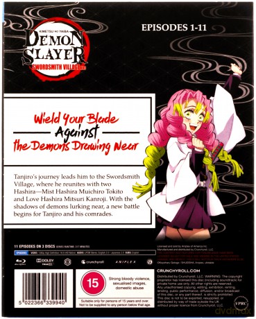 Demon Slayer - Kimetsu No Yaiba - Swordsmith Village Arc (Miecz zabójcy demonów: Kimetsu no Yaiba) [3xBlu-Ray]