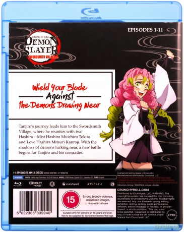 Demon Slayer - Kimetsu No Yaiba - Swordsmith Village Arc (Miecz zabójcy demonów: Kimetsu no Yaiba) [3xBlu-Ray]