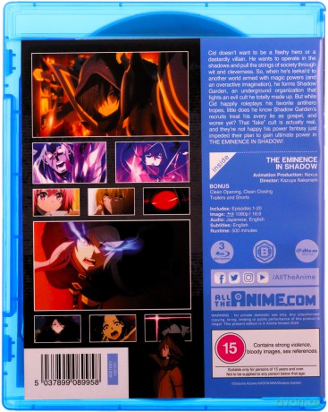 The Eminence In Shadow Season 1 [Blu-Ray]
