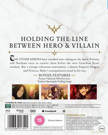 The Rising Of The Shield Hero season 3 [2xBlu-Ray]