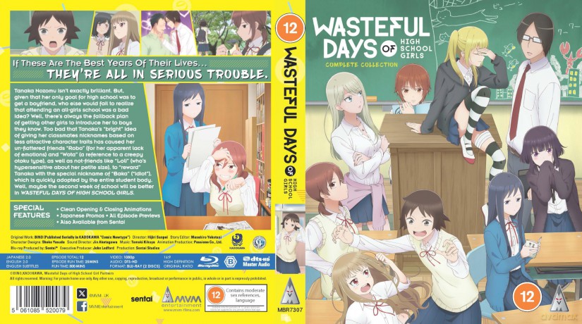 Wasteful Days Of High School Girls season 1[2xBlu-Ray]