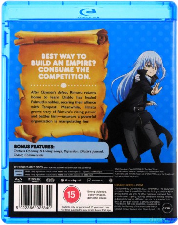 That Time I Got Reincarnated As A Slime Season 3 Part 1 [2xBlu-Ray]