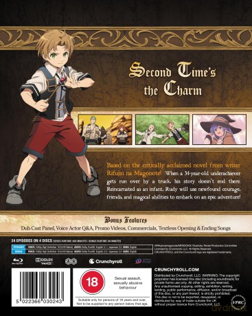 Mushoku Tensei - Jobless Reincarnation season 1 [4xBlu-Ray]