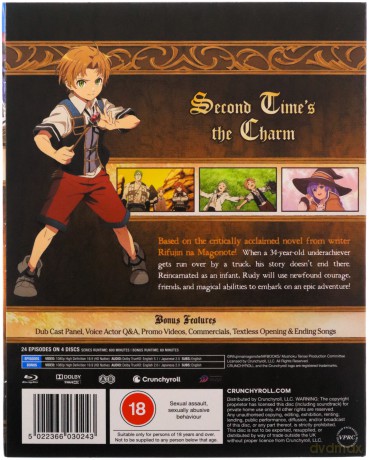 Mushoku Tensei - Jobless Reincarnation season 1 [4xBlu-Ray]