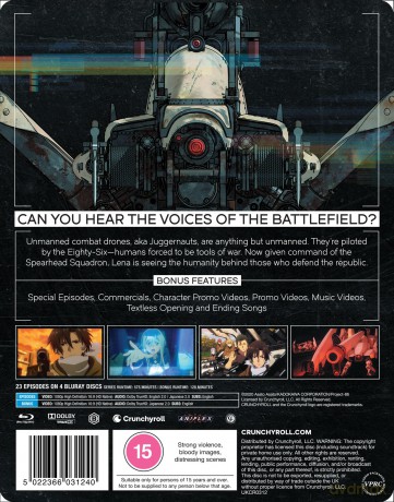 86 Eighty Six - The Complete Season (Limited) (steelbook) [4xBlu-Ray]