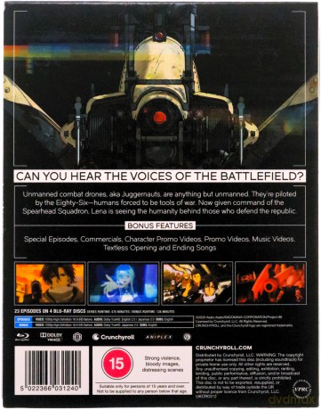 86 Eighty Six - The Complete Season (Limited) (steelbook) [4xBlu-Ray]