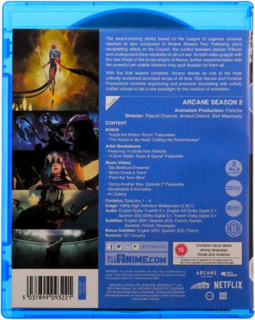 Arcane: League of Legends - Season 2 [3xBlu-Ray]