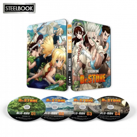 Dr Stone season 1(steelbook) [4xBlu-Ray]