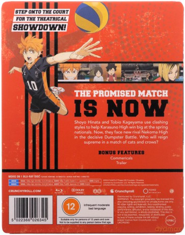 Haikyu Movie - The Dumpster Battle (steelbook) [Blu-Ray]