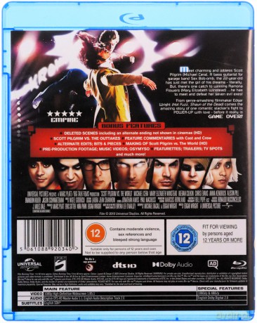 Scott Pilgrim Vs The World (Scott Pilgrim kontra świat) [Blu-Ray]