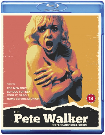 The Pete Walker Sexploitation Collection (For Men Only/ School For Sex/ Cool it Carol!/ Home Before Midnight) [4xBlu-Ray]