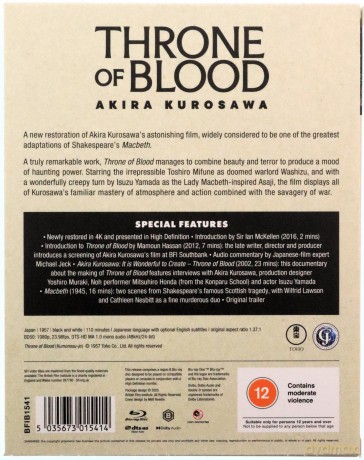 Throne Of Blood (Tron we krwi) [Blu-Ray]