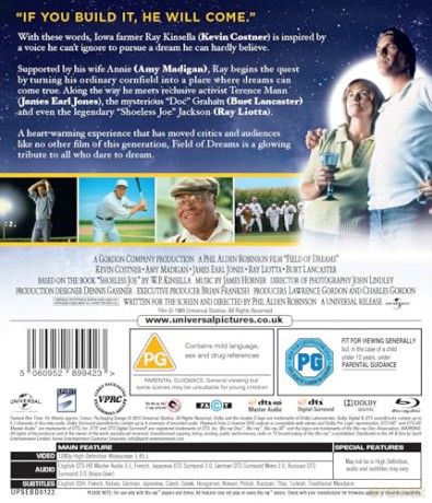 Pole marzeń (Field Of Dreams) [Blu-Ray]