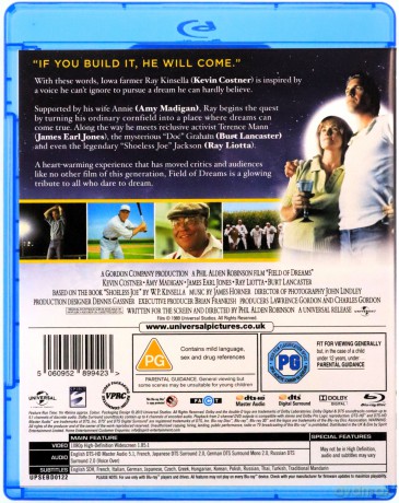 Pole marzeń (Field Of Dreams) [Blu-Ray]