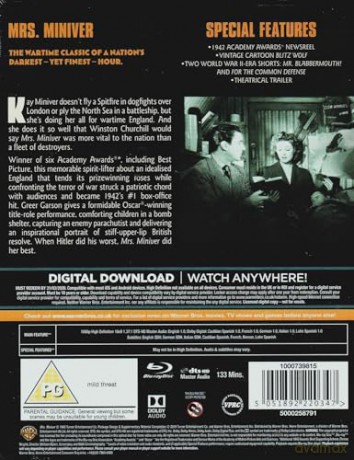 Mrs Miniver (Pani Miniver) [Blu-Ray]