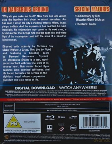 On Dangerous Ground (Niebezpieczne terytorium) [Blu-Ray]