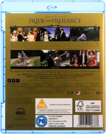 Pride And Prejudice Mini Series (Duma i uprzedzenie) [2xBlu-Ray]