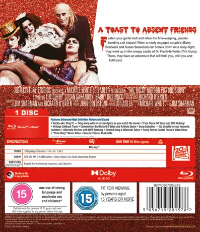 The Rocky Horror Picture Show [Blu-Ray]