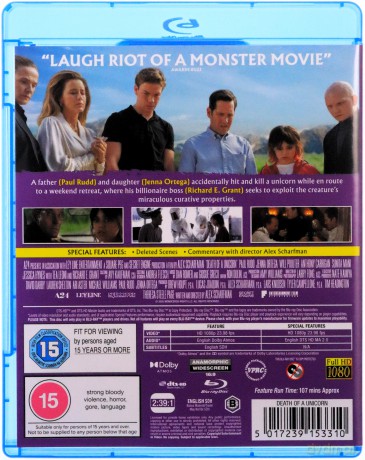 Death Of A Unicorn (Śmierć jednorożca) [Blu-Ray]