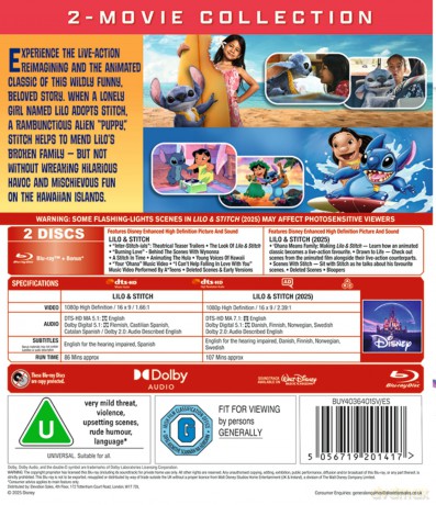 Lilo and Stitch 1+2  2x[Blu-Ray]