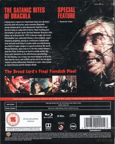 The Satanic Rites Of Dracula (Szatański plan Draculi) [Blu-Ray]