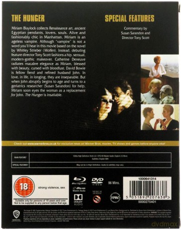 The Hunger (Zagadka nieśmiertelności) [Blu-Ray]+[DVD]
