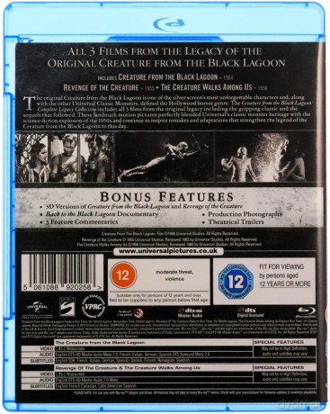 Creature From The Black Lagoon Complete Legacy Collection [2xBlu-Ray]