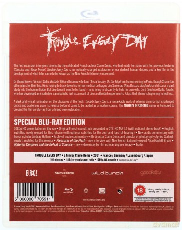 Trouble Every Day (Głód miłości) [Blu-Ray]