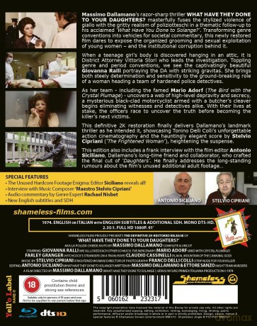 What Have They Done To Your Daughters [Blu-Ray]