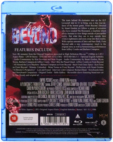 From Beyond (Zza światów) [Blu-Ray]