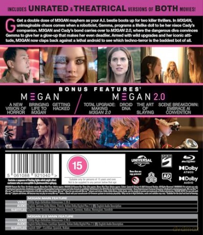 M3gan / M3gan 2.0 (Aka Megan) [2xBlu-Ray]