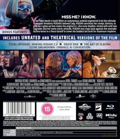 M3gan 2.0 (Aka Megan) [Blu-Ray]