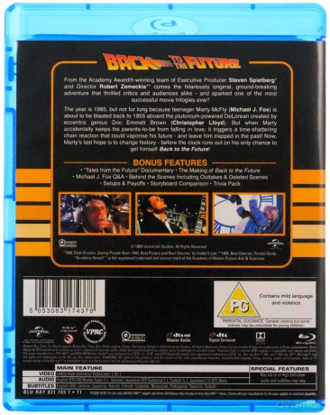 Back To The Future (Powrót do przyszłości) [Blu-Ray]