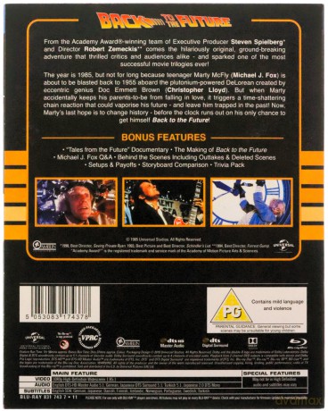 Back To The Future (Powrót do przyszłości) [Blu-Ray]