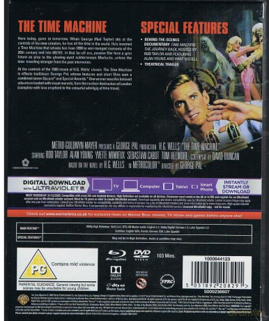 The Time Machine (1960) (Premium Collection) (Wehikuł czasu) [Blu-Ray]