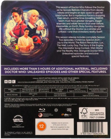 Doctor Who Season 2 (Limited) (steelbook) [7xBlu-Ray]