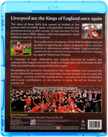 Liverpool FC - The Official Season Review 2024 to 2025 [Blu-Ray]