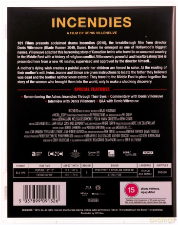 Incendies (Pogorzelisko) [Blu-Ray]