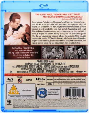 Wielki sen (The Big Sleep) [Blu-Ray]