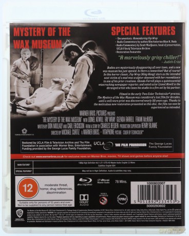 Mystery Of The Wax Museum (Gabinet figur woskowych) [Blu-Ray]