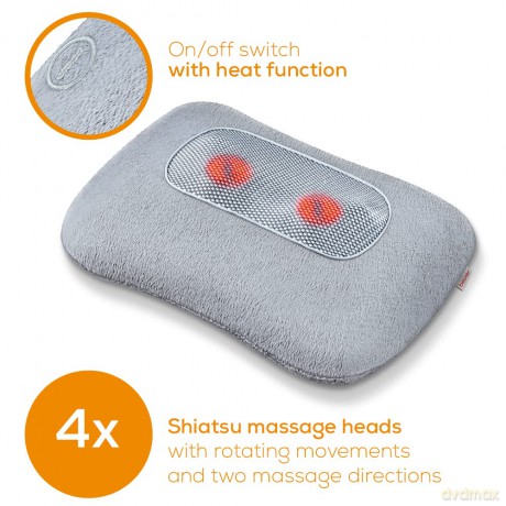 Beurer - MG 145 Shiatsu Massage Cushion - 3 Years warranty