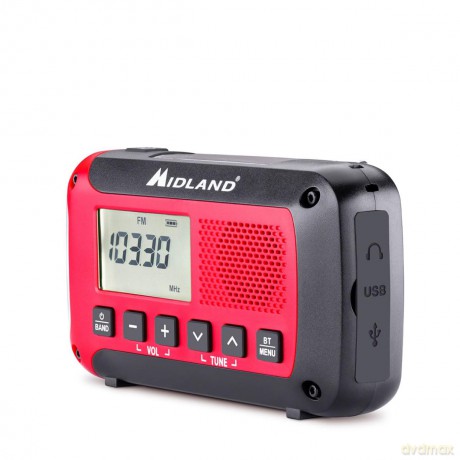 Midland - Emergency Radio and Powerbank ER250BT with Bluetooth