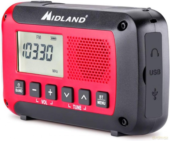 Midland - Emergency Radio and Powerbank ER250BT with Bluetooth
