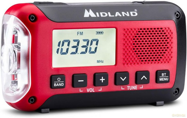Midland - Emergency Radio and Powerbank ER250BT with Bluetooth