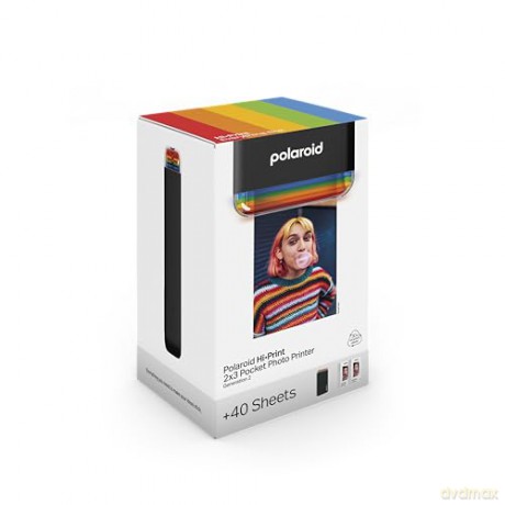 Polaroid - Hi-Print Gen 2 E-Box Printer - Black