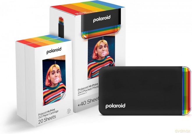 Polaroid - Hi-Print Gen 2 E-Box Printer - Black